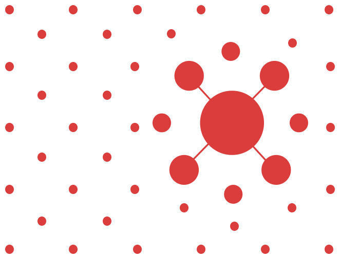 Art connected circles